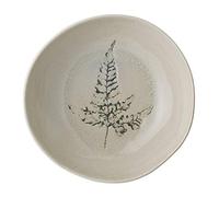 Bloomingville Assiette creuse Bea, naturelle, céramique, 21 cm, crème