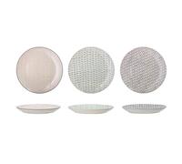 Bloomingville assiette Maya, couleurs multiples, cramique