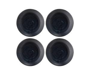 Bloomingville Assiette Yoko 24 cm Lot de 4 Noir