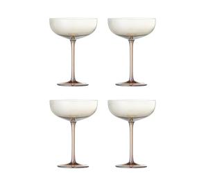 Bloomingville Aston Lot de 4 verres à cocktail en bronze 12 x 17 cm 325 ml