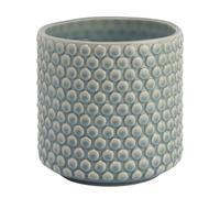 Bloomingville avec Motif à Pois en Relief, grès, Bleu Ciel, 15,2 cm