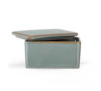 Bloomingville Beurrier Pixie, vert, en céramique