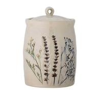Bloomingville Boîte Bea avec Couvercle Fleurs 1,3 Litre Dose Inventaire