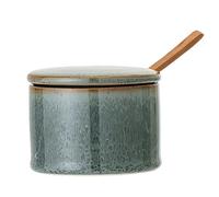 Bloomingville Boîte Pixie Avec Couvercle Et Cuillère Verte Récipient De Stockage