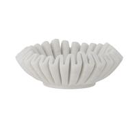 Bloomingville Bol Harmonia en marbre blanc, 17,5 x 6 cm, accessoire de décoration et de service élégant