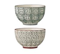 Bloomingville Bols Karine Ø 10 cm -2 pièces gris-vert Gris-vert