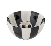 Bloomingville Bougeoir EJA noir et blanc 9 x 4 cm pour 1 bougie