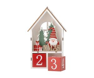 Bloomingville Calendrier Edmund avec date Rouge
