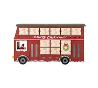 Bloomingville Calendrier Edward avec éclairage bus Rouge