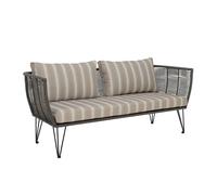Bloomingville Canapé de jardin Mundo vert/beige, gris lxHxP 175x72x74cm/charge max. 270kg
