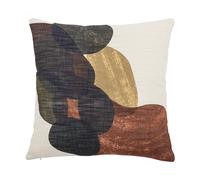 Bloomingville Coussin Arona 45x45 cm Blanc-brun