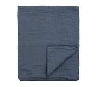 Bloomingville Couverture en mousseline Bloomingville 80x100 cm Bleu