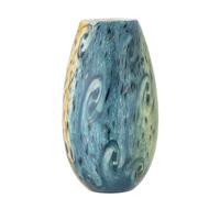 Bloomingville Creative Collection Kalian Vase en verre Bleu 18 x 29,5 cm