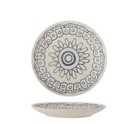 Bloomingville Creative Collection Maple Assiette en grès Bleu 20 x 3 cm