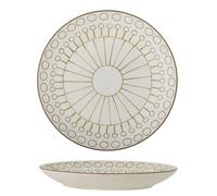 Bloomingville Creative Collection Maple Assiette, Vert, faïence, T25,5 x H3 cm