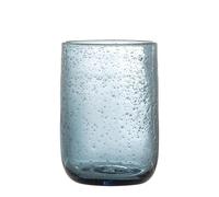 Bloomingville Creative Collection Tabby Lot de 4 verres à boire, bleu, diamètre 7 x hauteur 10,5 cm, 330 ml