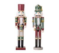 Bloomingville Décoration Casse-Noisette Darren 38 cm 2 Pièces Vert