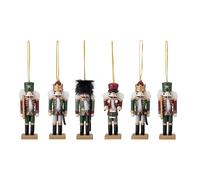 Bloomingville Décoration de Noël Casse-Noisette Nikita 6 Pièces Vert