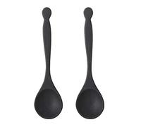 Bloomingville Efi Lot de 2 couverts à salade Noir