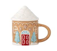 Bloomingville Ginnie Tasse Marron, Faïence, T9,5 x H13 cm, 370 ml