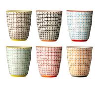 Bloomingville Gobelet Carla 6 Couleurs Assorti 6er Set Tasse Café Céramique