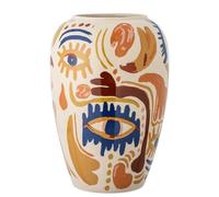Bloomingville Horus Vase en faïence Orange 22 x 32 cm
