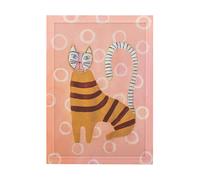 Bloomingville Illustration Missy avec cadre 40x56 cm Rose