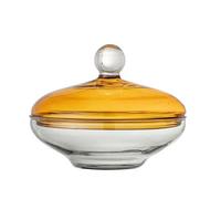 Bloomingville - Jarre Avec Couvercle En Verre Jaune Danni - Jaune