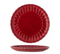 Bloomingville Latina Assiette D27 x H2 - Assiette plate en faïence - Assiette en céramique de qualité supérieure pour un usage quotidien et des occasions spéciales - Passe au lave-vaisselle et au