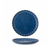 Bloomingville Latina Assiette plate en faïence Diamètre 20 x H 2 cm Assiette plate en céramique de qualité supérieure pour un usage quotidien et des occasions spéciales Passe au lave-vaisselle et au