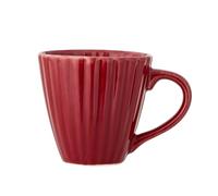 Bloomingville Latina Tasse en grès, diamètre 8,5 x H 8,5 cm, 220 ml, rouge