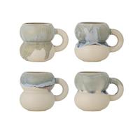 Bloomingville Tasse Luna. lot de 4 Bleu