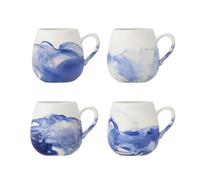 Bloomingville Tasse Lyre. lot de 4 Bleu