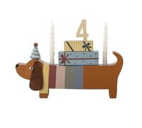 Bloomingville Décoration Charlie Birthday 28 cm Brown-multi