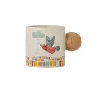 Bloomingville Mini Colorine Tasse en grès, Naturel, D7 x H7 cm, 155 ml