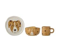 BLOOMINGVILLE Mini - Fenix Dog Tableware - Brown Stoneware (82057644)