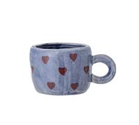 Bloomingville Tasse Nini 11.5 cl Bleu-cœurs
