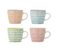 Bloomingville Mug Carla. Multicolore. lot de 4
