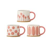 Bloomingville Mug Linora 45 cl. pack de 3 Rose