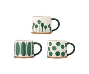 Bloomingville Mug Linora 45 cl. pack de 3 Vert