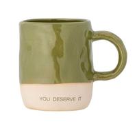 Bloomingville Mug NEO Vert YOU DESERVE IT Tasse Mug à café à thé
