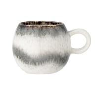 Bloomingville Mug PAULA Gris Blanc Céramique 275 ml Tasse Mug à café Tasse à thé