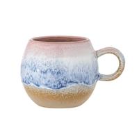 Bloomingville Mug PAULA Rose Bleu Anse Céramique 275 ml Tasse Mug à café