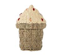 Bloomingville Panier Cillie avec couvercle 28x41 cm Naturel