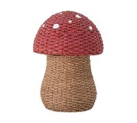 Bloomingville Panier de rangement Corintha avec couvercle Ø43x61 cm Rouge