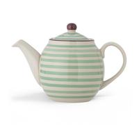 Bloomingville Patrizia 21105933 Théière en faïence Vert Capacité 1200 ml Passe au lave-vaisselle