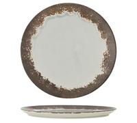Bloomingville Paula Assiette Marron Faïence T26,5 x H2 cm