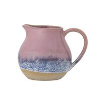 Bloomingville Paula Pot à lait en grès - Design décoratif - Pot à lait parfait pour votre table de petit-déjeuner, avec texture naturelle, 435 ml (rose)