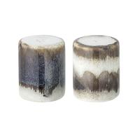 Bloomingville Paula Salière et poivrière en grès Gris T5 x H6 cm Set 5 ML