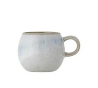 Bloomingville Paula Tasse à expresso, bleue, faïence, 7 x 6 cm, 140 ml